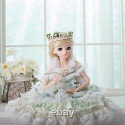 FULL SET 60cm BJD Dolls Reborn Girls Beauty Makeup For Kids Birthday Gifts Toys