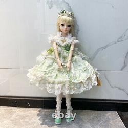 FULL SET 60cm BJD Dolls Reborn Girls Beauty Makeup For Kids Birthday Gifts Toys