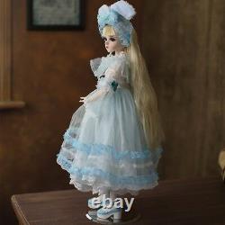 FULL SET BJD Doll 1/3 Ball Jointed Girl Dolls Lovely 60cm Gift Toy With Clothes