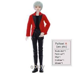FULL SET BJD Doll 1/3 Boy Male Eyes+Face up Wig Resin Ball Jointed Toy XMAS GIFT