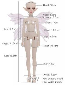 Fantasy angel BJD 1/4 (fashion doll) Flexible Resin Figure Fullset Toy with box