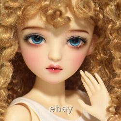 Fashion Girl Doll Toy Full Set with Clothes Shoe Wigs Handpainted Makeup 1/3 BJD