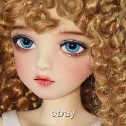 Fashion Girl Doll Toy Full Set with Clothes Shoe Wigs Handpainted Makeup 1/3 BJD