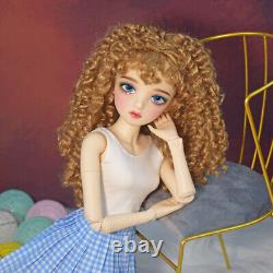 Fashion Girl Doll Toy Full Set with Clothes Shoe Wigs Handpainted Makeup 1/3 BJD