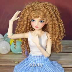 Fashion Girl Doll Toy Full Set with Clothes Shoe Wigs Handpainted Makeup 1/3 BJD