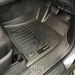 For Toyota Hilux 2016-21 Manual Cab 3d All Weather Floor Mats In Black Full Set
