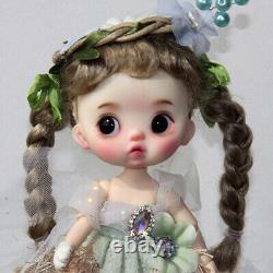 Full Set 1/12 BJD Toy Cute Girl Doll Handpainted Face Makeup Outfits Accessories