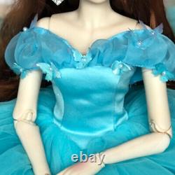 Full Set 1/3 BJD Doll 24in Girl Doll Moveable Joints Wedding Dress Eyes Wigs Toy