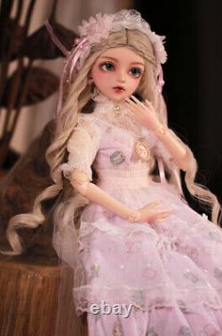Full Set 1/3 BJD Doll 60cm Bebe Girls with Hand Painted Makeup Toys Collection
