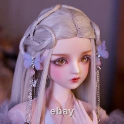 Full Set 1/3 BJD Doll 60cm Girl Toy With Changeable Eyes Wigs Clothes B-Day Gift