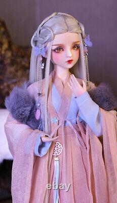 Full Set 1/3 BJD Doll 60cm Girl Toy With Changeable Eyes Wigs Clothes B-Day Gift