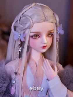 Full Set 1/3 BJD Doll 60cm Girl Toy With Changeable Eyes Wigs Clothes B-Day Gift