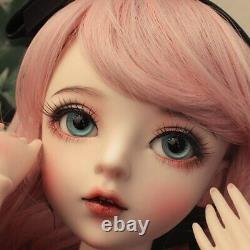 Full Set 1/3 BJD Doll 60cm Toy Mechanical Joint Body with Clothes Open Head Doll