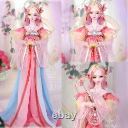 Full Set 1/3 BJD Doll 62cm Girl Dolls + Eyes + Wigs + Shoes + Clothes DIY Toys