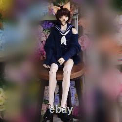 Full Set 1/3 BJD Doll Ball Joint Doll Resin Eyes Dearmine Arthuri Girl Gifts Toy