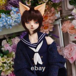 Full Set 1/3 BJD Doll Ball Joint Doll Resin Eyes Dearmine Arthuri Girl Gifts Toy