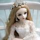 Full Set 1/3 Bjd Doll Ball Jointed 60cm Wedding Dress Removable Eyes Wig Kid Toy