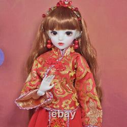 Full Set 1/3 BJD Doll DIY Toys Pretty Female Best Chilren's Birthday Gift Dolls