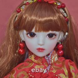 Full Set 1/3 BJD Doll DIY Toys Pretty Female Best Chilren's Birthday Gift Dolls