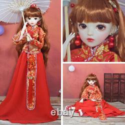 Full Set 1/3 BJD Doll DIY Toys Pretty Female Best Chilren's Birthday Gift Dolls