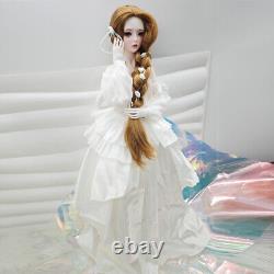 Full Set 1/3 BJD Doll Resin Joint Girl Princess Gift Face Makeup Wig Clothes Toy