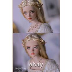 Full Set 1/3 BJD Doll Resin Joint Girl Retro Female Eyes Makeup Wig Clothes Toy