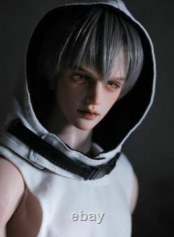 Full Set 1/4 BJD Doll Cool Male Boy Ball Jointed Body Toys Eyes Face Makeup Gift