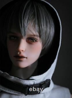 Full Set 1/4 BJD Doll Cool Male Boy Ball Jointed Body Toys Eyes Face Makeup Gift