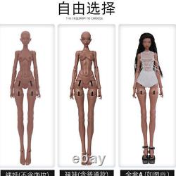 Full Set 1/4 BJD Doll Supermodel Girl Resin Joints Body Eyes Face Makeup Wig Toy