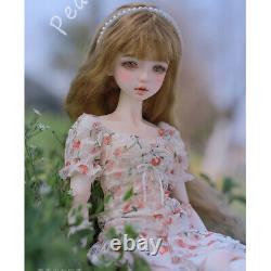 Full Set 1/4 BJD Doll Sweet Girl Resin Joints Body Eyes Face Makeup Wig Toy GIFT