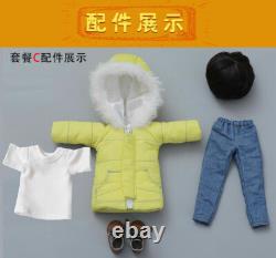 Full Set 1/6 BJD Doll Cute Boy Ball Jointed Dolls Eyes Wig Toy Birthday Gifts