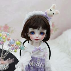 Full Set 1/6 BJD Doll SD Resin Joint Eyes Face Makeup Clothes Cute Girl Doll Toy