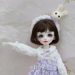 Full Set 1/6 BJD Doll SD Resin Joint Eyes Face Makeup Clothes Cute Girl Doll Toy