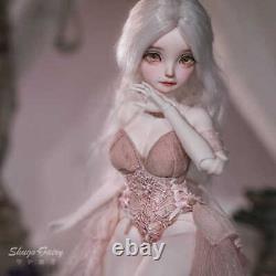 Full Set 1/6 BJD Dolls Hair Sweet Girl Handmade Face Make Up Clothes Gift Toys