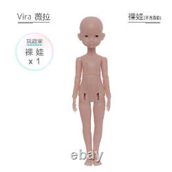 Full Set 1/6 Resin BJD MSD Doll Vira Ball Jointed Dolls Girl Handmade Gift Toy