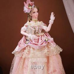 Full Set 24 Height Girl Doll Toy Full Set with Makeup Hair Princess Dress Shoes