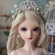 Full Set 60cm 1/3 Bjd Doll + Changeable Eyes + Wig + Shoes + Clothes + Crown Toy