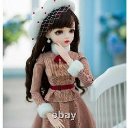 Full Set BJD Doll 1/3 Girl Female Body Eyes Wigs Clothes Shoes Makeup Toys Gift