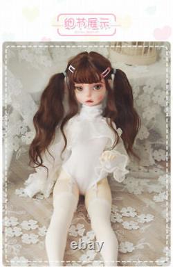 Full Set Ball Jointed Girl Toy 1/6 BJD Doll Face Makeup Eyes Wig Hair Clothes
