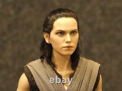 Full Set Custom Head Flocking Ray Hot Toys 1/6 Star Wars Ep8 The Last Jedi