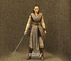 Full Set Custom Head Flocking Ray Hot Toys 1/6 Star Wars Ep8 The Last Jedi