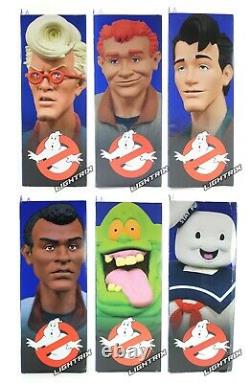 Full Set Diamond Select Real Ghostbusters 7 Action Figure Toy Diorama Egon RARE