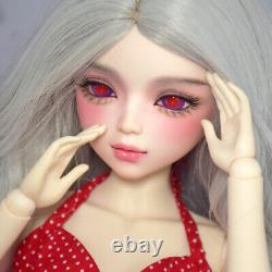 Full Set Elegant 1/3 Moveable Ball Jointed BJD Doll DIY Toys Changeable Red Eyes