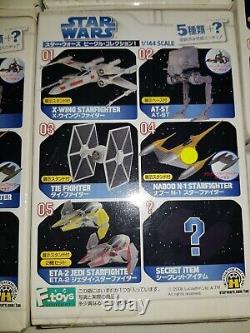 Full Set Of 6 F-toys Star Wars 1/144 Vehicle Collection Series 1 Jap Import