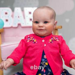 Full Set Reborn Baby Dolls Soft Vinyl Silicone Realistic Toddler Girl Doll Gifts