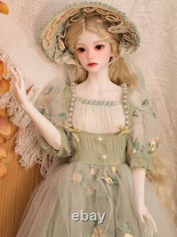 Full Set Toy 1/4 BJD SD Doll Resin Girl Gift Face Makeup Eyes Wig Clothes Shoes