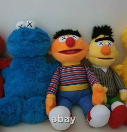 Full set of 5x New with tags Uniqlox KAWS x Sesame Street Plush Toys Bert Ernie