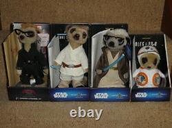 Full set of TV Compare the Market / Meerkat soft toys