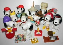Full set of Vintage Rare Snoopy McDonalds Happy Meal Toys From 2000s New Sealed