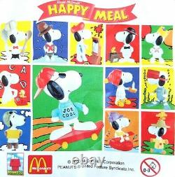Full set of Vintage Rare Snoopy McDonalds Happy Meal Toys From 2000s New Sealed